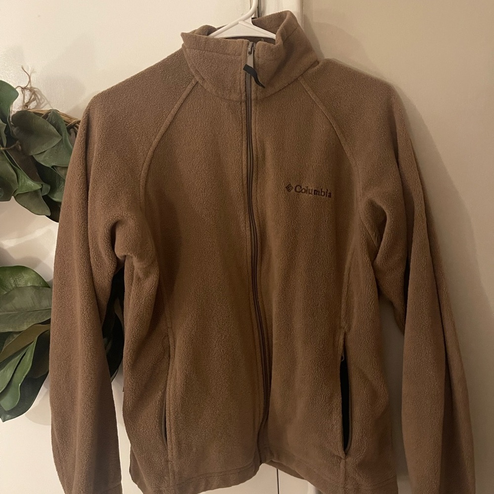 Columbia Tan Fleece Jacket